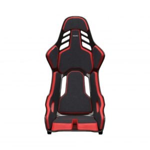 RECARO Dynamic Series Podium CF Right Seat (medium) in Alcantara Black & Leather Red [078.61.2B22-01]