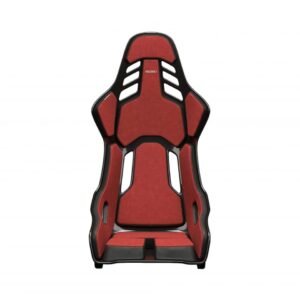 RECARO Dynamic Series Podium CF Right Seat (medium) in Alcantara Red & Leather Black [078.61.2B23-01]