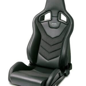 RECARO Dynamic Series Sportster GT Driver Seat in Black Leather / Carbon Weave [410.1GT.3167]